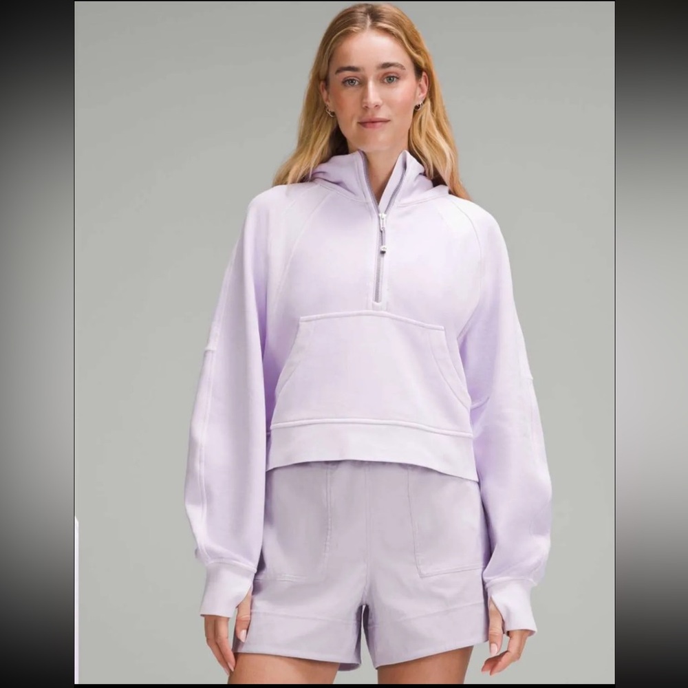 Lululemon scuba oversized half zip hoodie